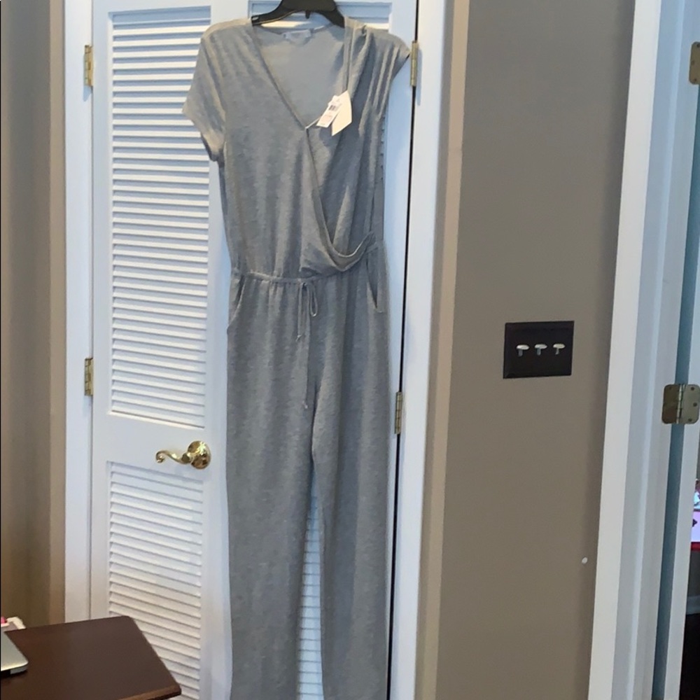 Gray jumpsuit